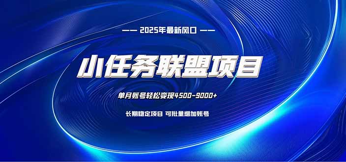 小任务联盟项目:一台电脑每天只需10分钟,轻松简单稳定-财流引擎