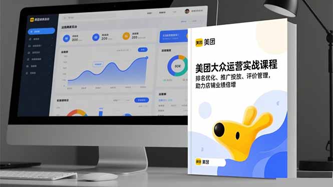 美团大众运营实战课程，排名优化、推广投放、评价管理，助力店铺业绩倍增-财流引擎